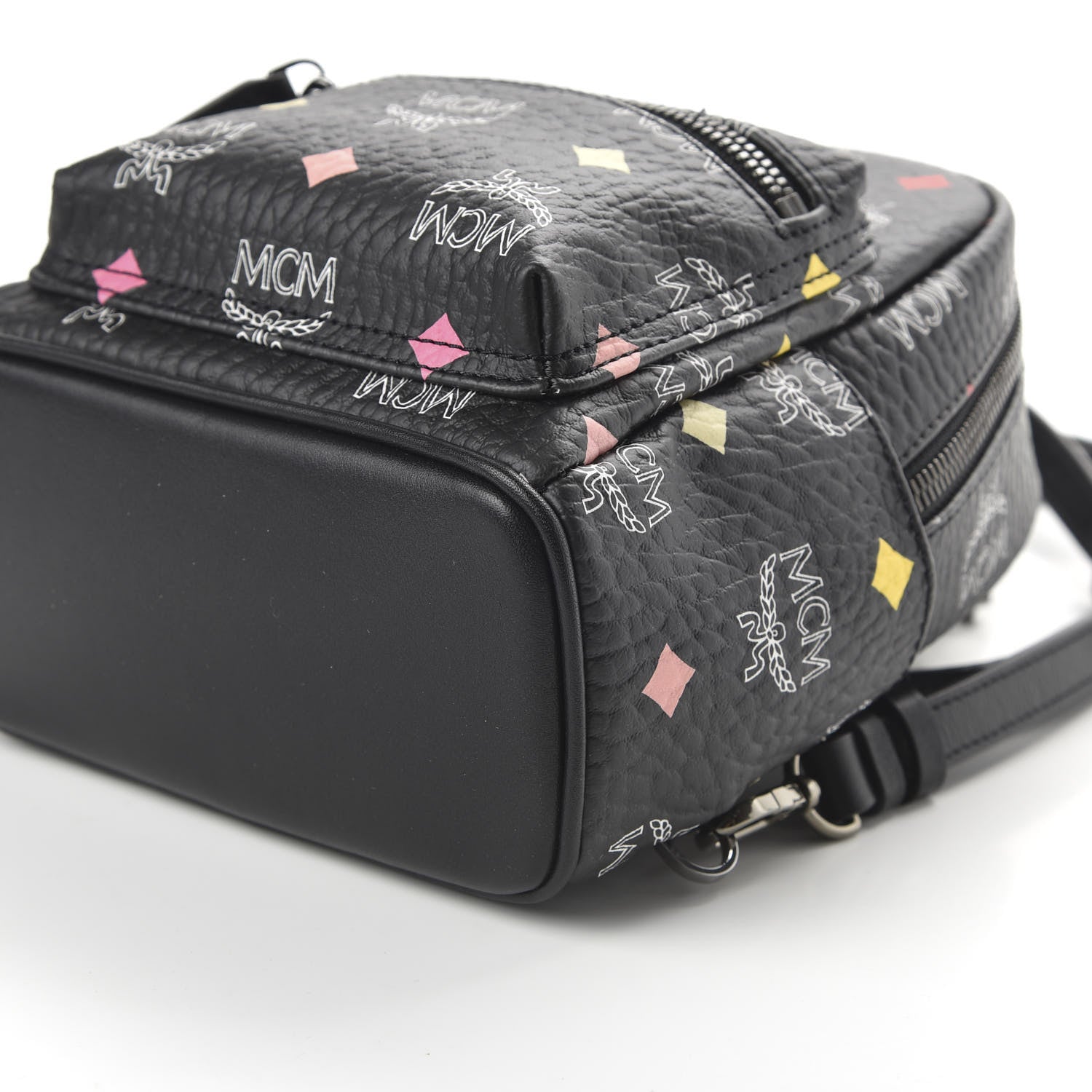 MCM Visetos Spektrum X-Mini Backpack Black 6 of 8