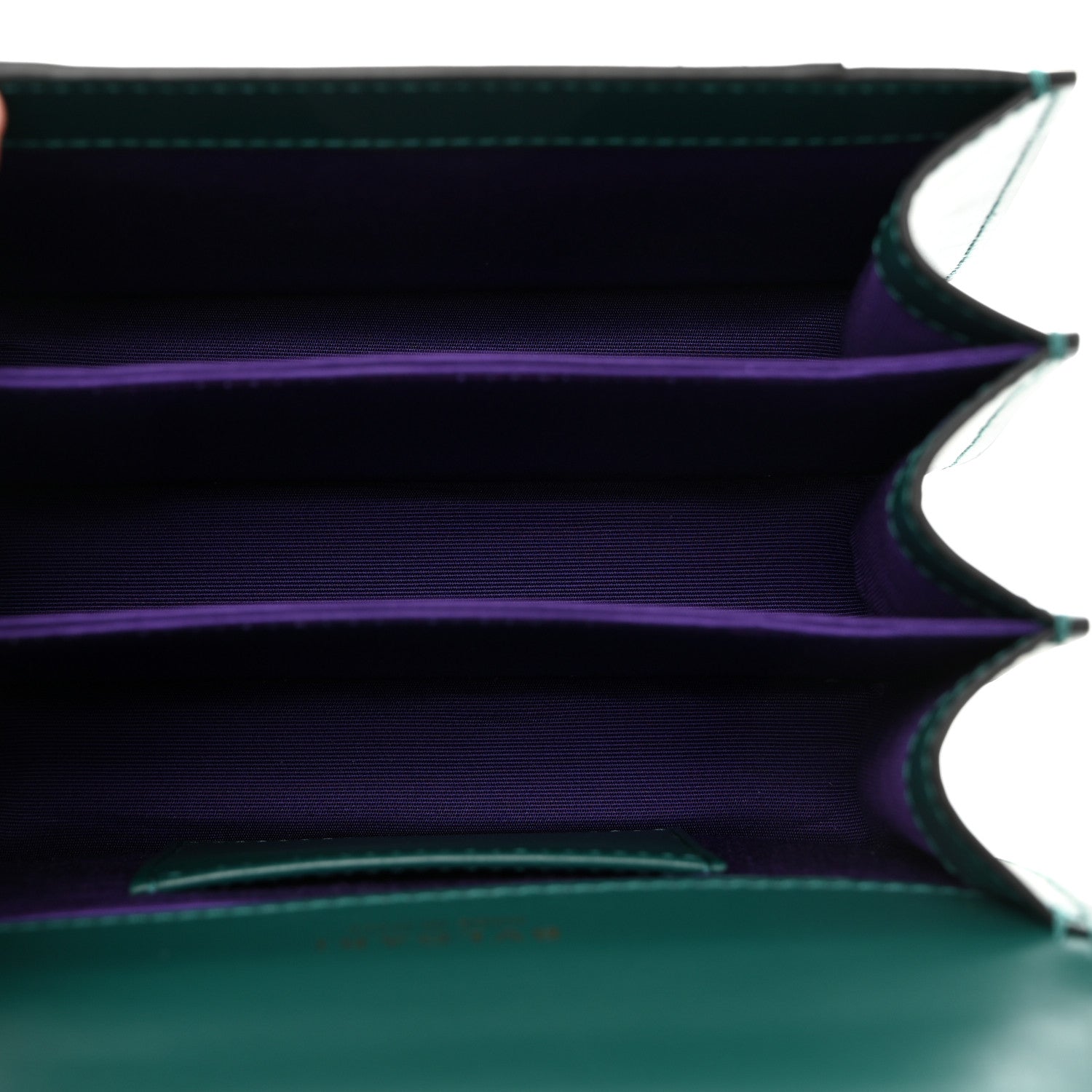 Bulgari Calfskin Serpenti Forever Top Handle Emerald Green 6 of 10