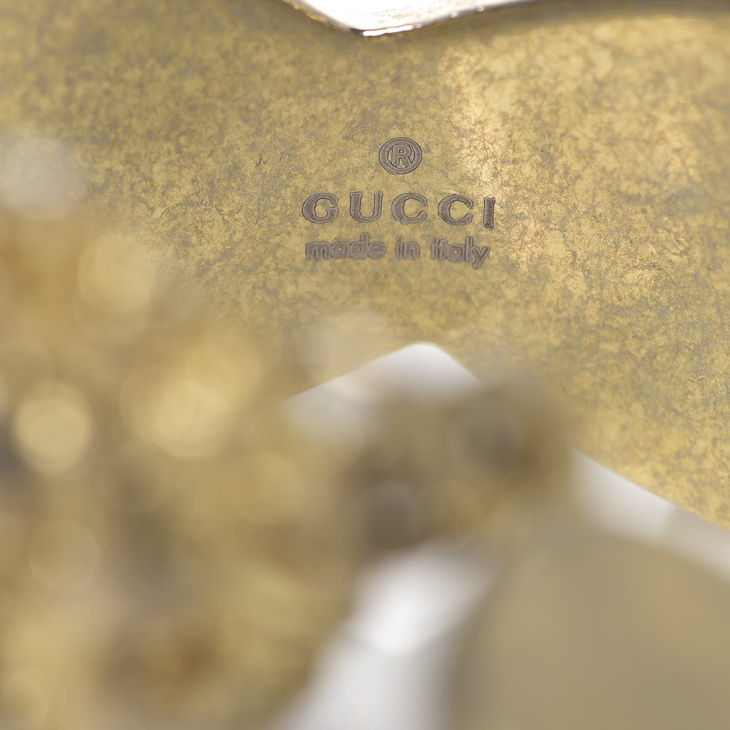 Gucci Metal Enamel Web Lionhead Bracelet 4 of 4