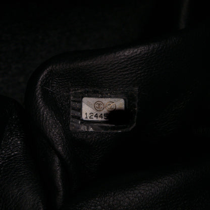 Chanel Metallic Calfskin Quilted XL Accordion Reissue Flap Black 7 of 7