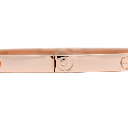 Cartier 18K Pink Gold Small LOVE Bracelet 17 4 of 8