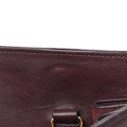 Saint Laurent Calfskin Small Sac De Jour Amarena 12 of 22