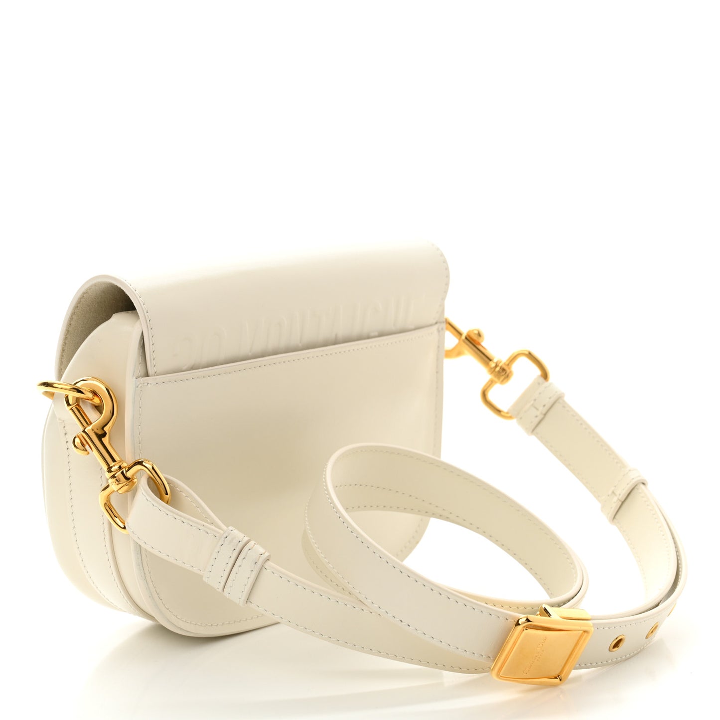 Box Calfskin Small Bobby Bag White