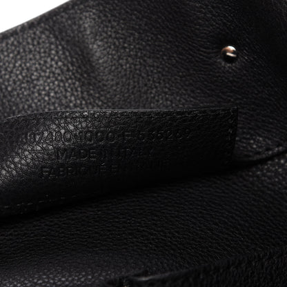 Balenciaga Grained Calfskin Silver Metallic Edge Hardware Papier A4 Tote Black 9 of 15