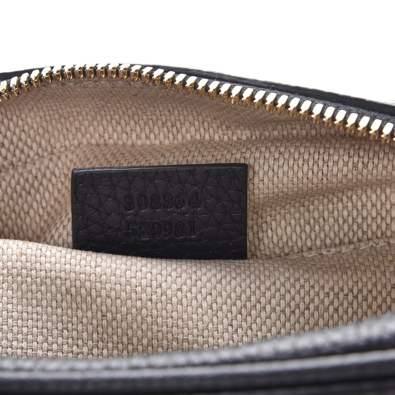 Gucci Pebbled Calfskin Small Soho Disco Bag Black 13 of 13