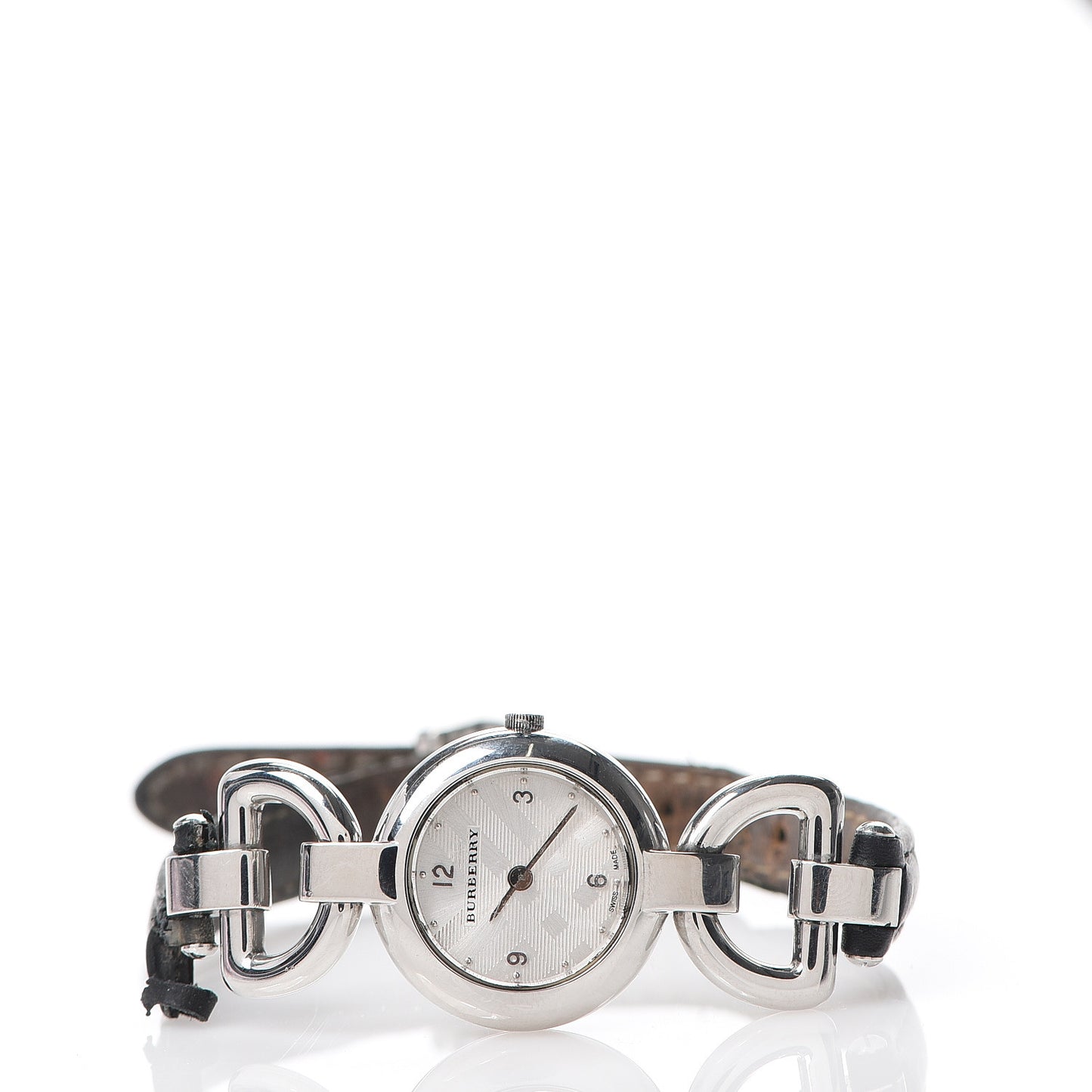 Stainless Steel Calfskin 23mm BU5404 Quartz Watch Black