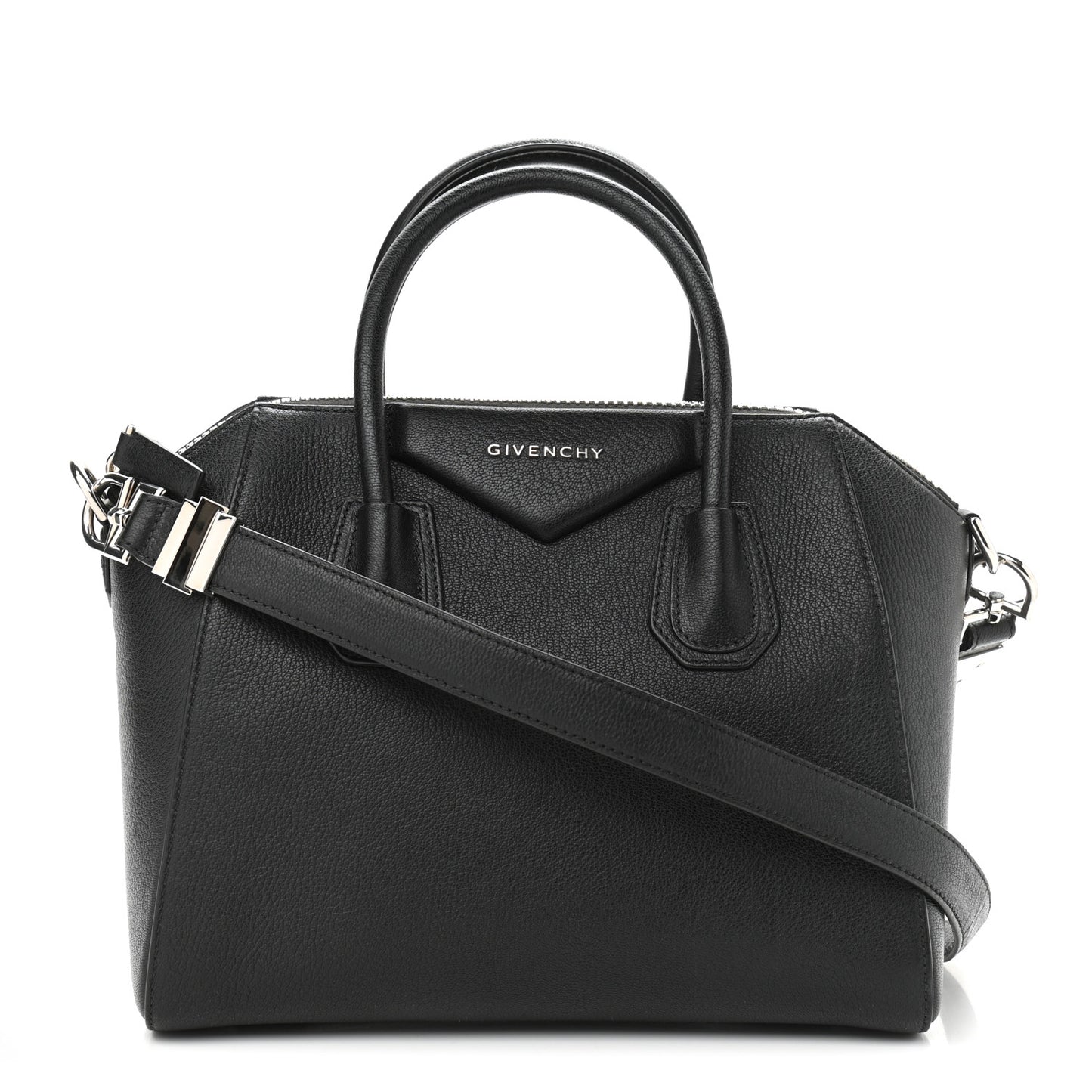 Sugar Goatskin Small Antigona Black
