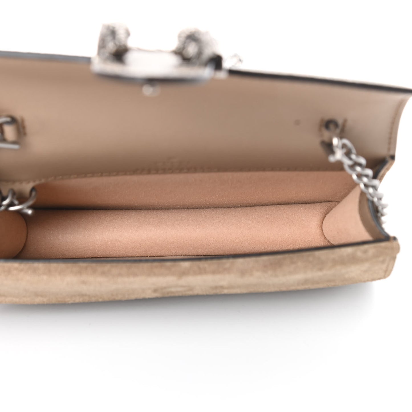 GG Supreme Monogram Super Mini Dionysus Shoulder Bag Taupe