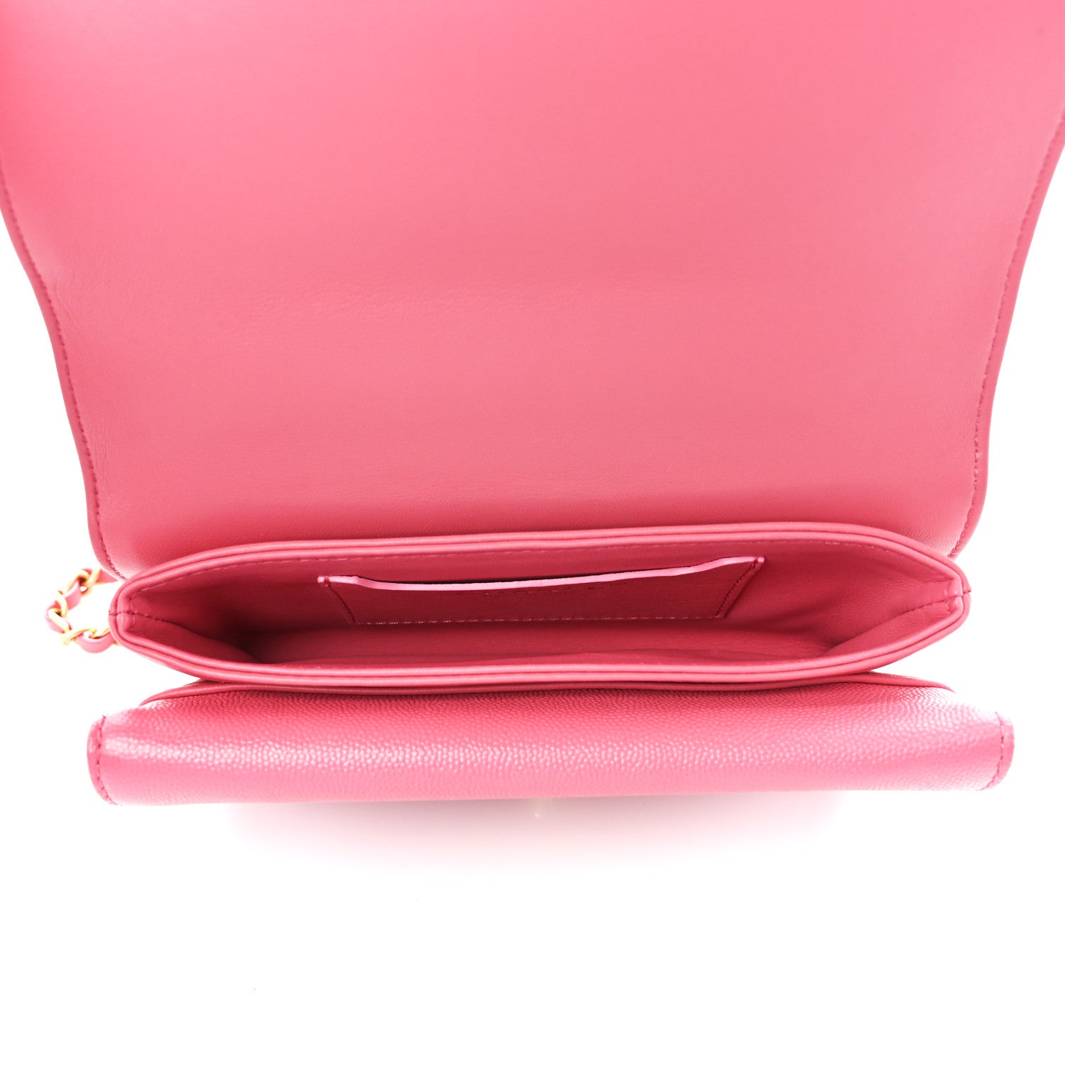 Chanel Caviar Quilted Mini Top Handle Flap Pink 5 of 12