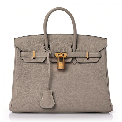 Hermes Togo Birkin 25 Gris Tourterelle 1 of 10
