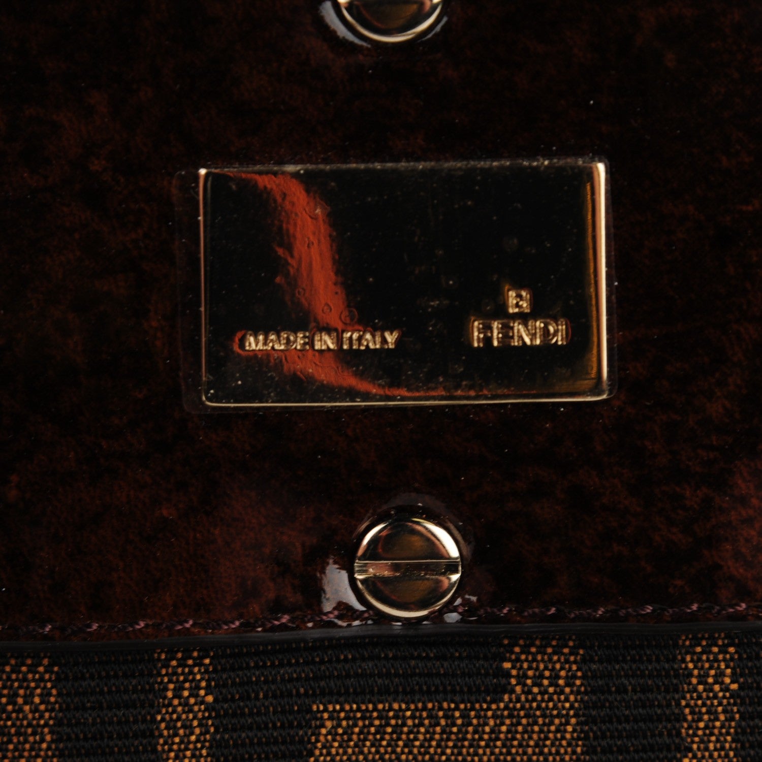 Fendi Zucca Mia Tote Tobacco 6 of 9