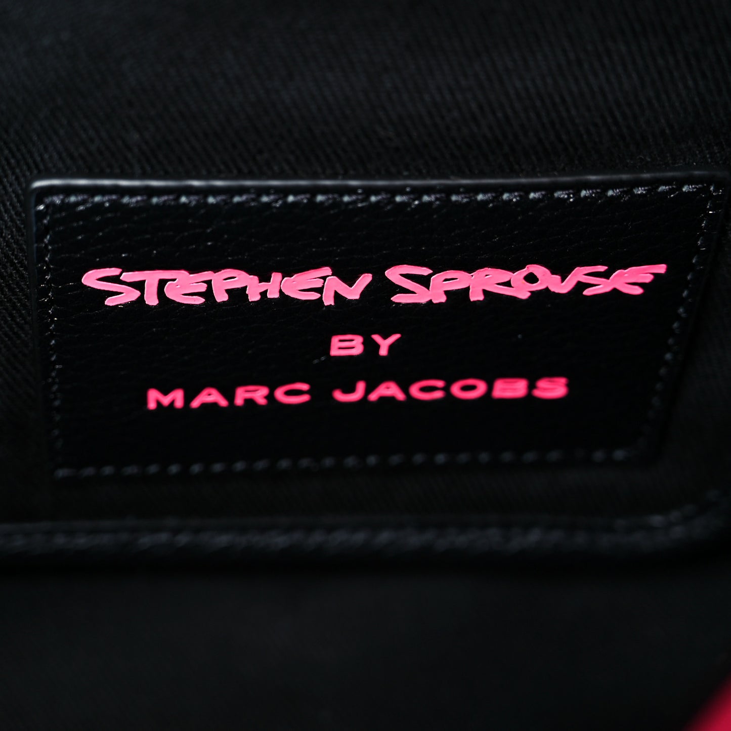 X STEPHEN SPROUSE Grained Calfskin Medium The Tote Bag Pink