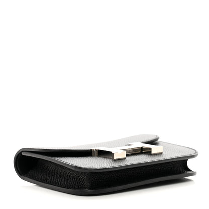 Hermes Epsom Constance Slim Wallet Black 5 of 8