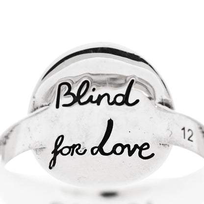 Gucci Sterling Silver Blind for Love Mystic Cat Ring 52 6 6 of 8