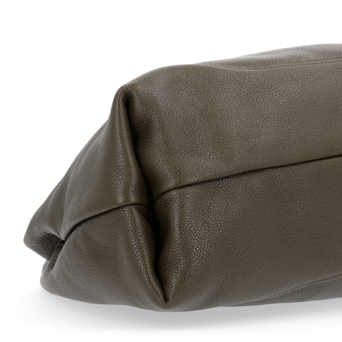 Gucci Grained Calfskin Softbit Maxi Shoulder Bag Forest Green 10 of 11