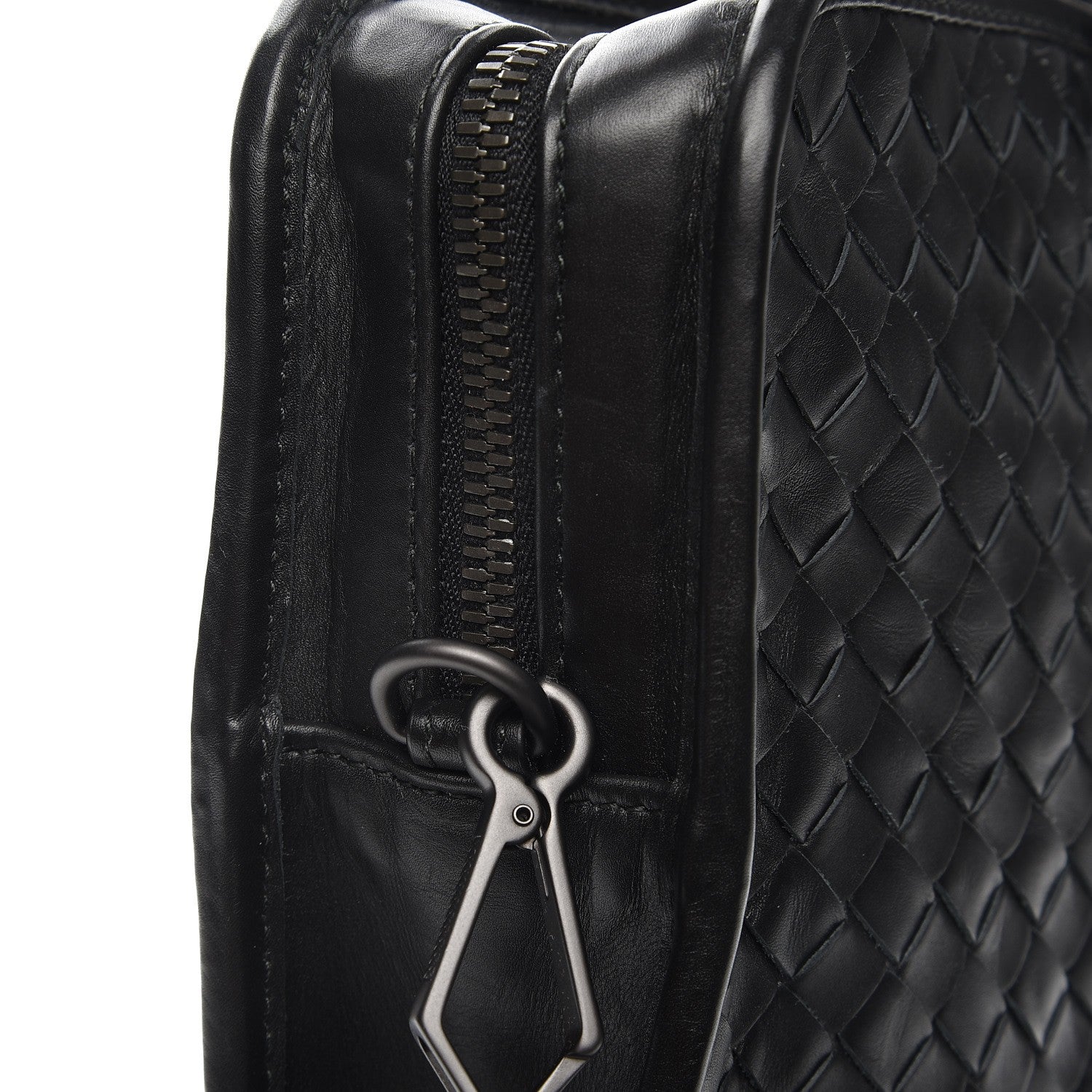 Bottega Veneta Calfskin Intrecciato Briefcase Nero Black 9 of 9