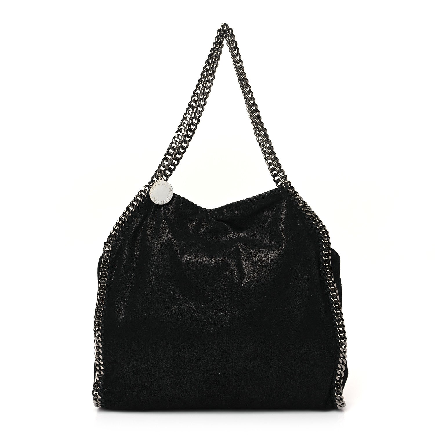 Stella McCartney Shaggy Deer Falabella Fold Over Tote Black 1 of 9