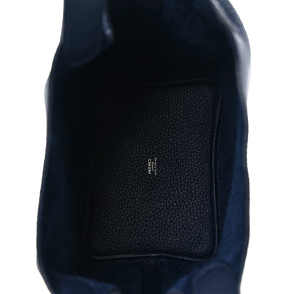 Hermes Taurillon Clemence Picotin Lock 18 PM Bleu Nuit 5 of 10
