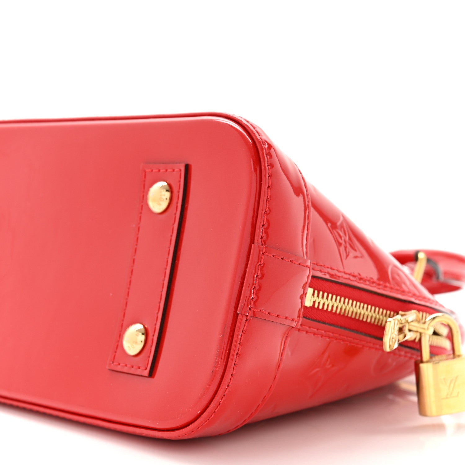 Louis Vuitton Vernis Alma BB Cherry 10 of 10