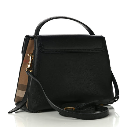 Burberry Derby Calfskin House Check Small Camberley Black 3 of 13