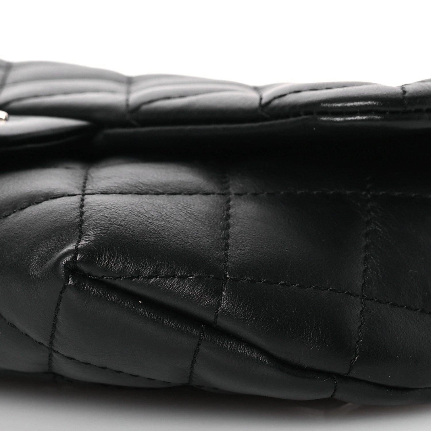 Chanel Calfskin Quilted CC Uniform Flap Belt Bag Black 11 of 13