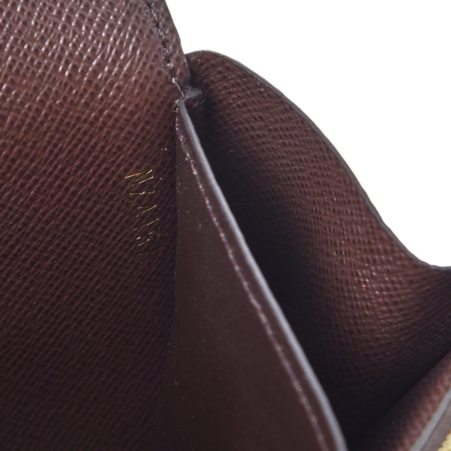Damier Ebene Normandy Wallet Magnolia