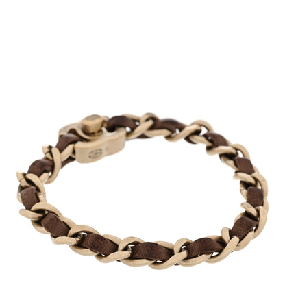 Chanel Lambskin CC Turnlock Chain Bracelet M Burgundy 3 of 4