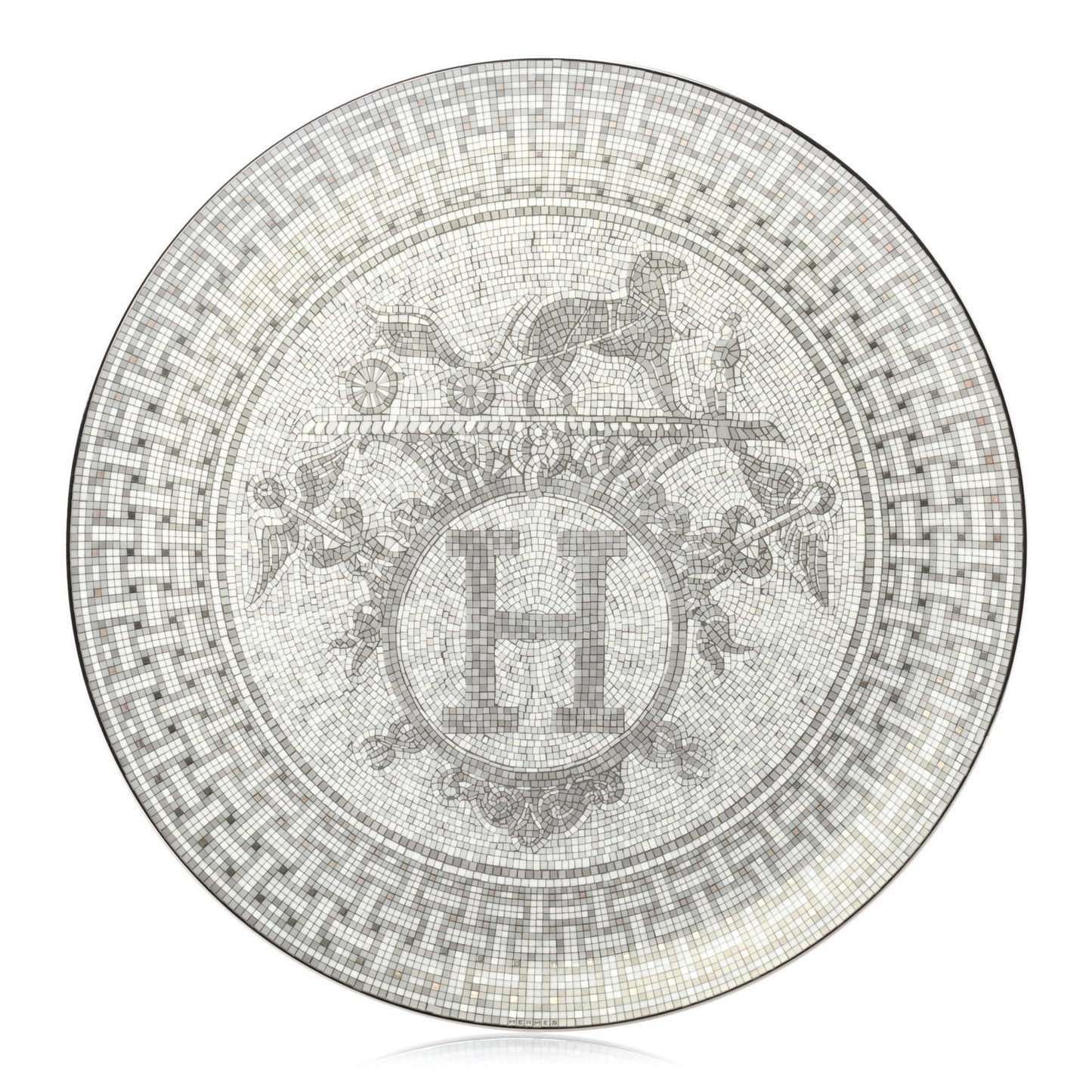 Porcelain Mosaique au 24 Platine Tart Platter