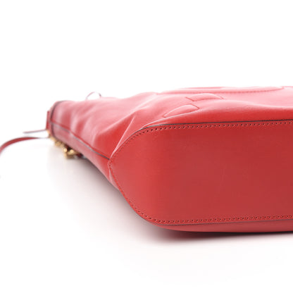 Gucci Apollo Calfskin GG Dadini Embroidered Chain Hobo Hibiscus Red 7 of 9