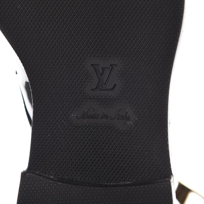 Louis Vuitton Patent Calfskin Monogram Macadam Ranger Combat Boots 37 Black 7 of 14