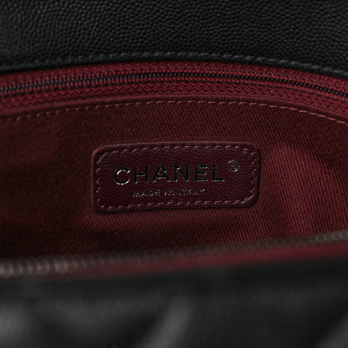 Caviar Quilted Medium Coco Handle Flap Black
