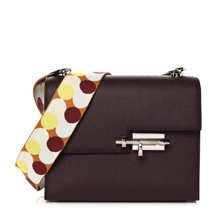 Hermes Epsom Verrou 21 Large Strap Bordeaux 1 of 11