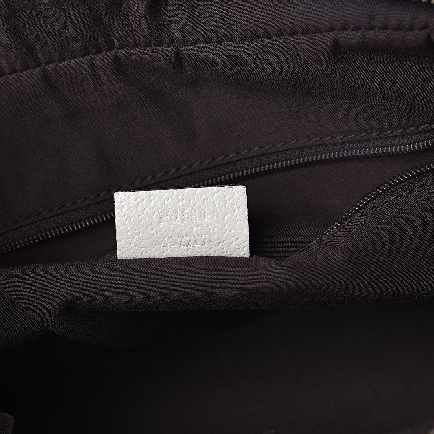 Gucci Monogram Small Princy Satchel Off White 7 of 16