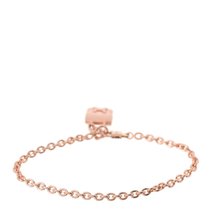 Hermes 18K Rose Gold Diamond Constance Amulette Bracelet ST 3 of 6