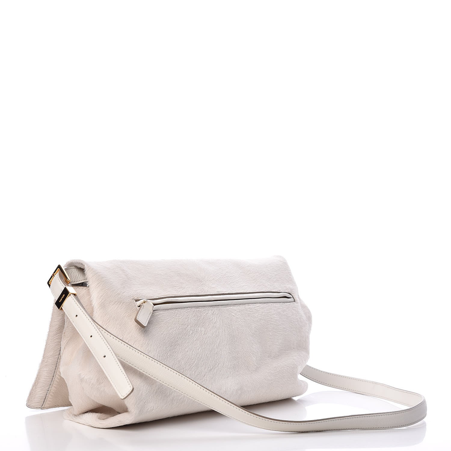 Tom Ford Fur Natalia Shoulder Bag White 3 of 10