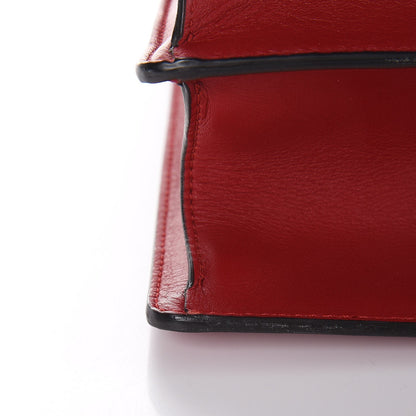 Gucci Moon Calfskin Web Large Dionysus Bamboo Top Handle Bag Hibiscus Red 11 of 11