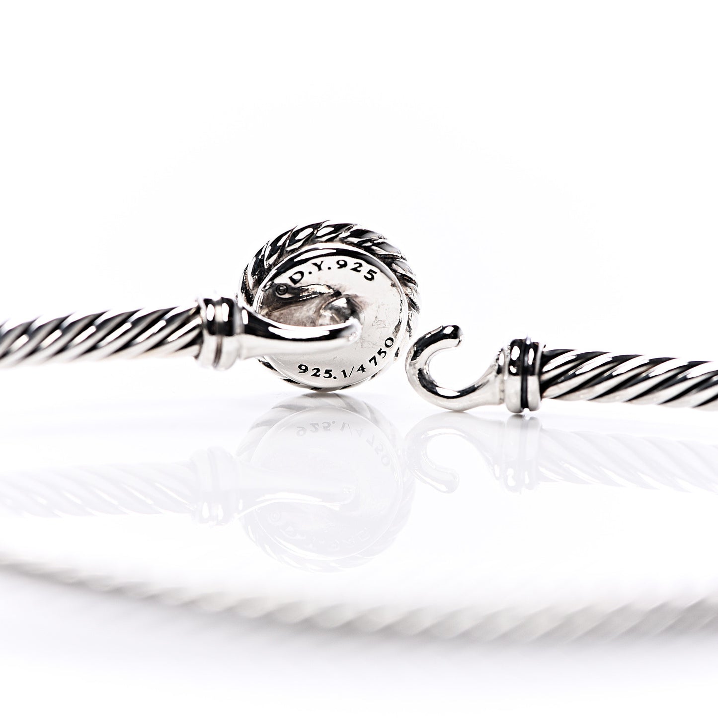 Sterling Silver 18K Yellow Gold 3mm Chatelaine Bracelet