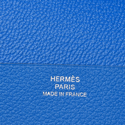 Hermes Evercolor MC2 Magellan Passport Holder Bleu Hydra 6 of 8