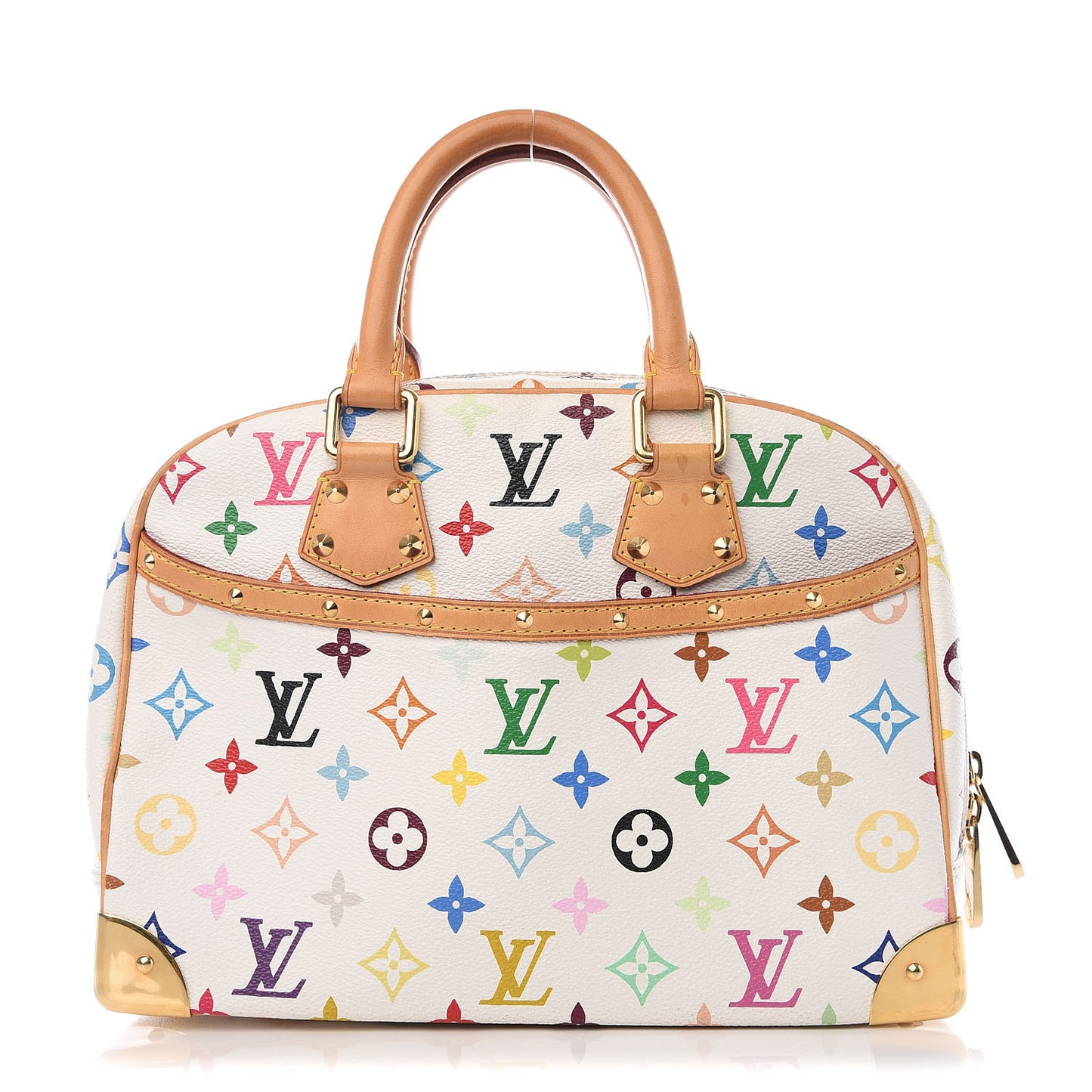 Monogram Multicolor Trouville White