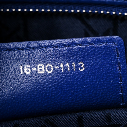 Christian Dior Lambskin Cannage Large Lady Dior Blue 6 of 15