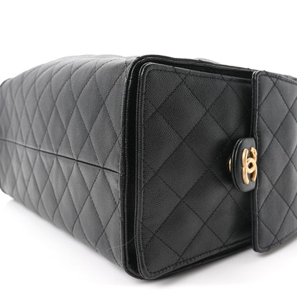 Chanel Caviar Quilted Medium Chanel 25 Handbag Black 11 of 11