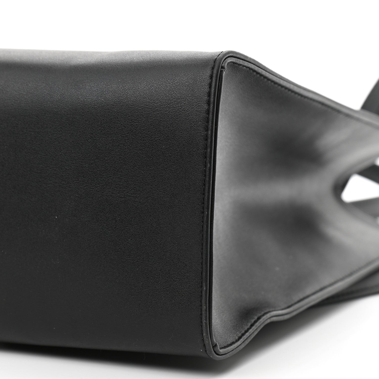 Telfar Vegan Leather Medium Shopping Bag Black 9 of 9