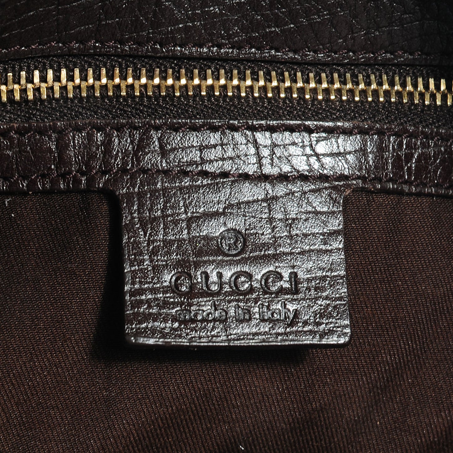 Monogram Large Horsebit Chain Hobo Brown