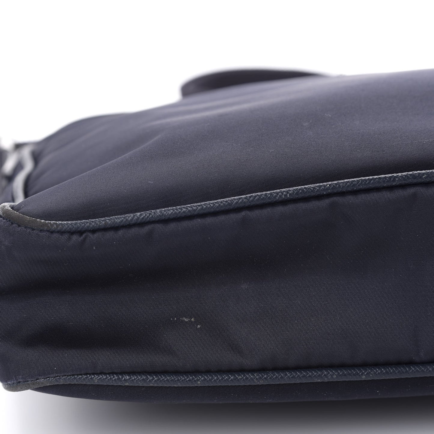 Tessuto Nylon Saffiano Flat Messenger Bag Baltico