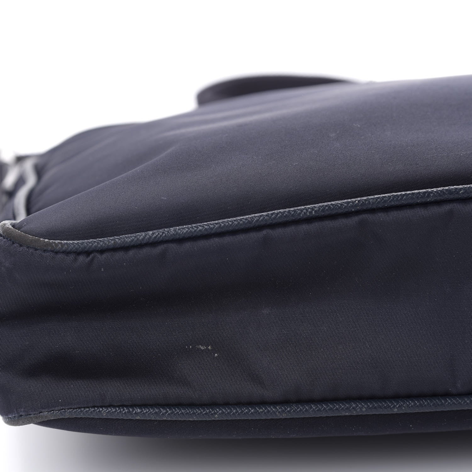 Prada Tessuto Nylon Saffiano Flat Messenger Bag Baltico 11 of 15