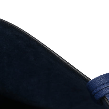 Celine Soft Grained Calfskin Small Belt Cabas Phantom Deep Blue 13 of 16