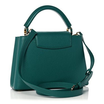 Louis Vuitton Taurillon Abalone Capucines BB Emerald 2 of 11