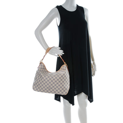Louis Vuitton Damier Azur Delightful PM Rose Ballerine 2 of 8