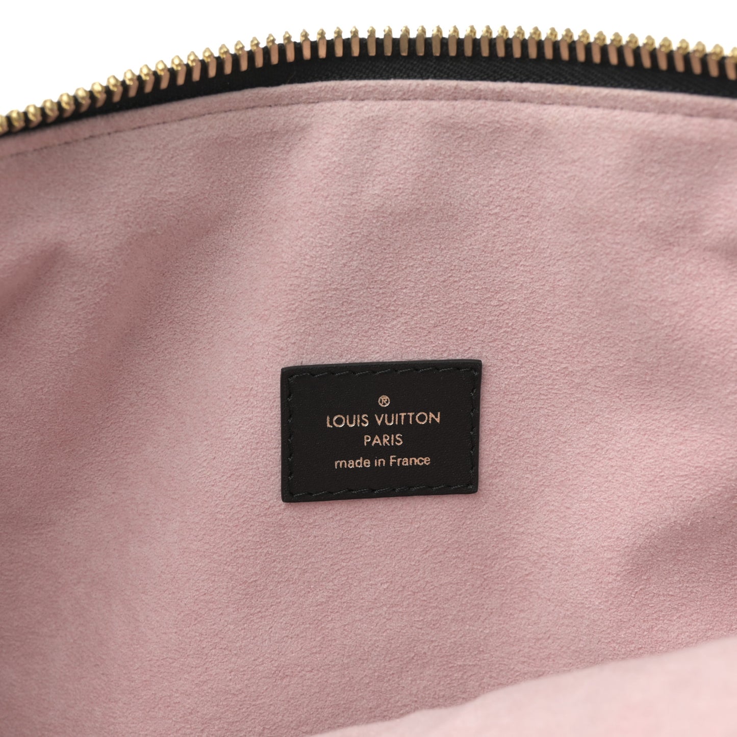 Lambskin Embossed Monogram Coussin Hobo MM Black