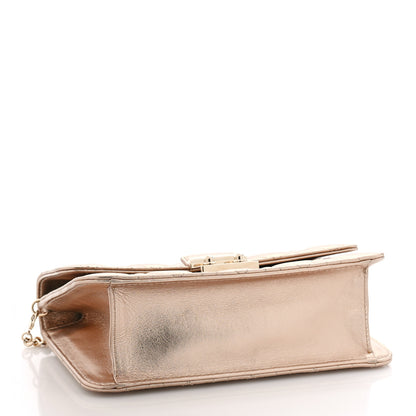 Christian Dior Metallic Lambskin Cannage Miss Dior Promenade Pouch Gold 3 of 8